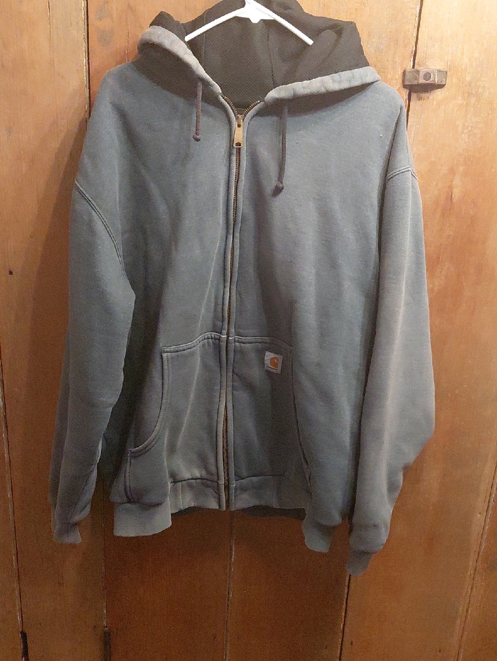 Carhartt Hooded Zip-Up Work Jacket - XL